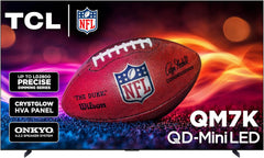 TCL 55 Inch Class QM7K Series | Mini LED QLED 4K HDR | 55QM7K, 2025 Model | 120HZ-144HZ Anti Reflective Screen Smart Google TV Dolby Atmos Onkyo Audio | Voice Remote Alexa Gaming Streaming Television