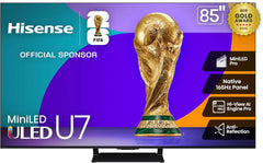 Hisense 55" U7 Mini-LED ULED 4K UHD Best Premium Gaming Google Smart TV (55U75QG, 2025 Model) - QLED, Native 165Hz, VRR 288, Up to 3000 Nits, HDR10+, Dolby Vision IQ · Atmos, IMAX Enhanced, 2.1.2 Ch