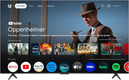 TCL 55 Inch Class QM6K Series Mini LED QLED 4K HDR 120HZ-144HZ High Brightness Smart Google TV, Dolby Atmos Onkyo Audio, Voice Remote Alexa Gaming Streaming Television