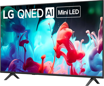 LG 55-Inch Class QNED AI 4K QNED73B Series Mini LED Smart TV w/AI Sound Pro, HDR10, AI 4K Super Upscaling, Filmmaker Mode, Wow Orchestra, Compatible with Alexa (55QNED73BUA, 2026)