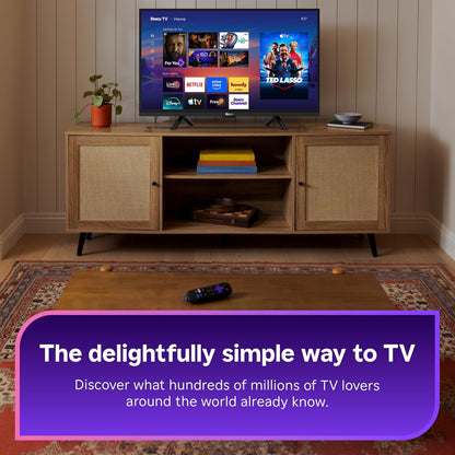 Roku 40-Inch Select Series Smart TV 2026 - 1080p Full HD TV - RokuTV | Flat Screen LED Television with Voice Remote, Wi-Fi & Bluetooth Headphone Mode - Streaming Live Local News Sports & Movies