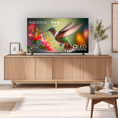 INSIGNIA 55-inch Class QF Series LED 4K UHD QLED Smart Fire TV with Alexa Voice Remote (NS55-UQFL26)