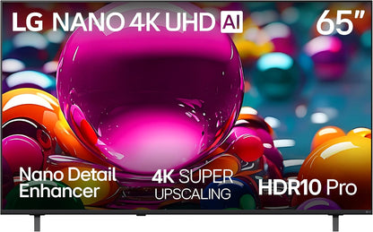 LG 65" Class NU85 Series LED Nano 4K UHD Smart webOS TV (2026 Model) 65NU850BPUA