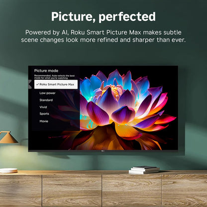 Roku Smart TV 2025 - 65-Inch Plus Series, Mini-LED TV - RokuTV with Enhanced Voice Remote - Flat Screen 4K QLED Television with Dolby Vision & Wi-Fi for Streaming Live Local News, Sports