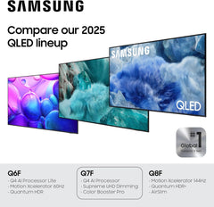 Samsung 75-Inch Class QLED Q7F Series Samsung Vision AI Smart TV (2025 Model, 75Q7F) Quantum HDR, Object Tracking Sound Lite, Q4 AI Gen1 Processor, 4K upscaling, Gaming Hub, Alexa Built-in